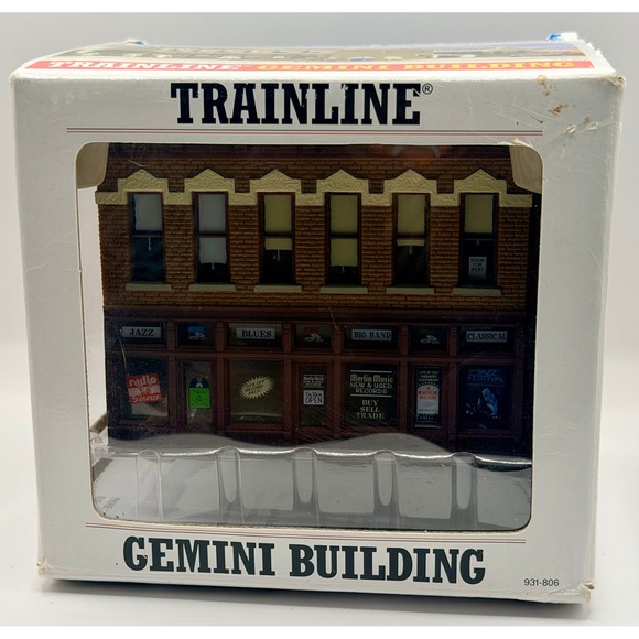 Walthers Other - Walthers Trainline 931-806 Gemini Building HO Scale Assembled in Box